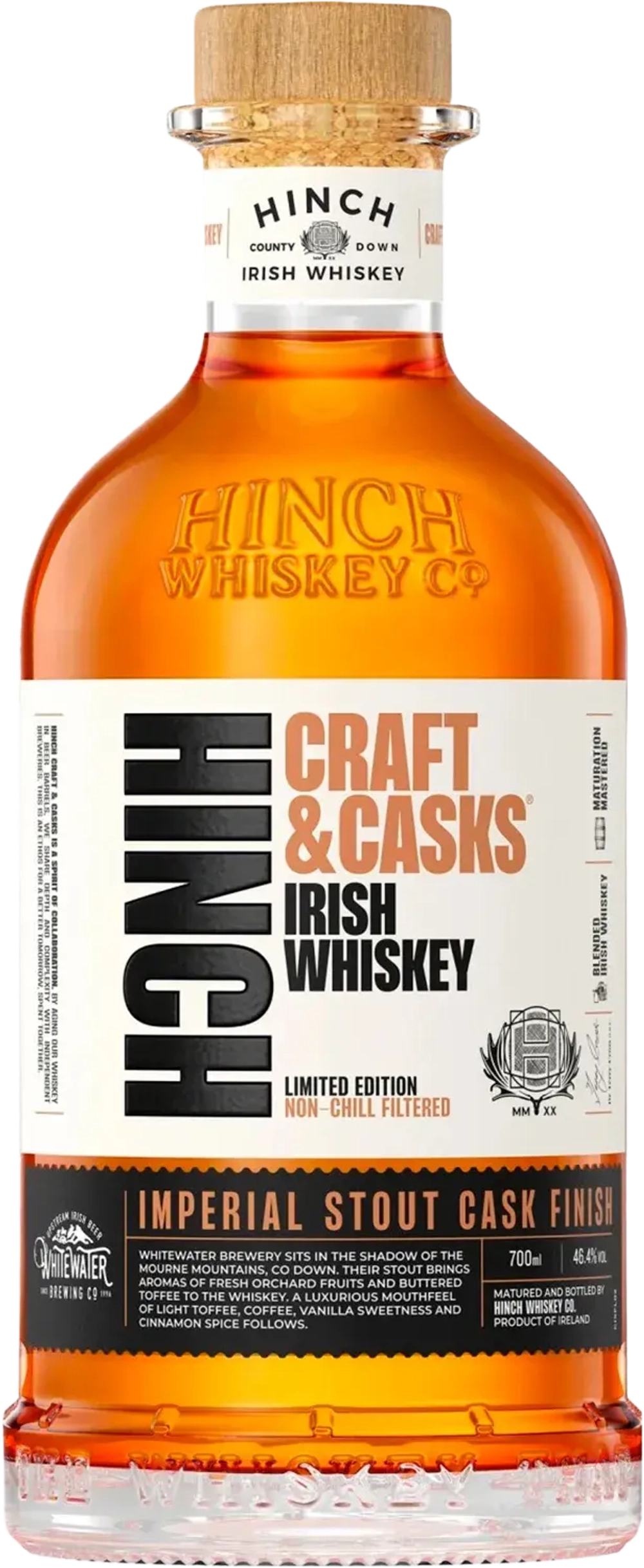 Виски Hinch Craft & Casks Imperial Stout Cask Finish, 0.7 л