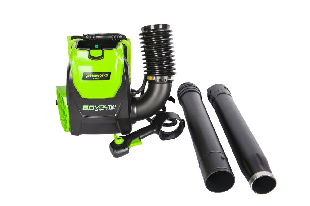 Аккумуляторный ранцевый воздуходув Greenworks GD60BPB,2402307, 60v, без АКБ и ЗУ