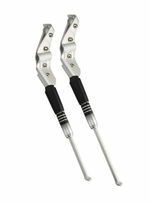 Откидная подножка 24"-28" модель NH-KF97AAJ, серебристая арт.390008 (10317080/170315/0000062, Тайвань)