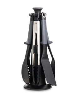 Набор кухонных инструментов на подставке Joseph Joseph Elevate 6 предметов серый
