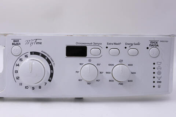 Модуль индикации стиральной машины Indesit EWSD 51031 CIS с пластиком