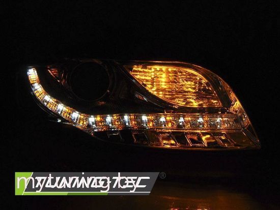 Передние фары DAYLIGHT LED IND. CHROME для Audi A4 B7