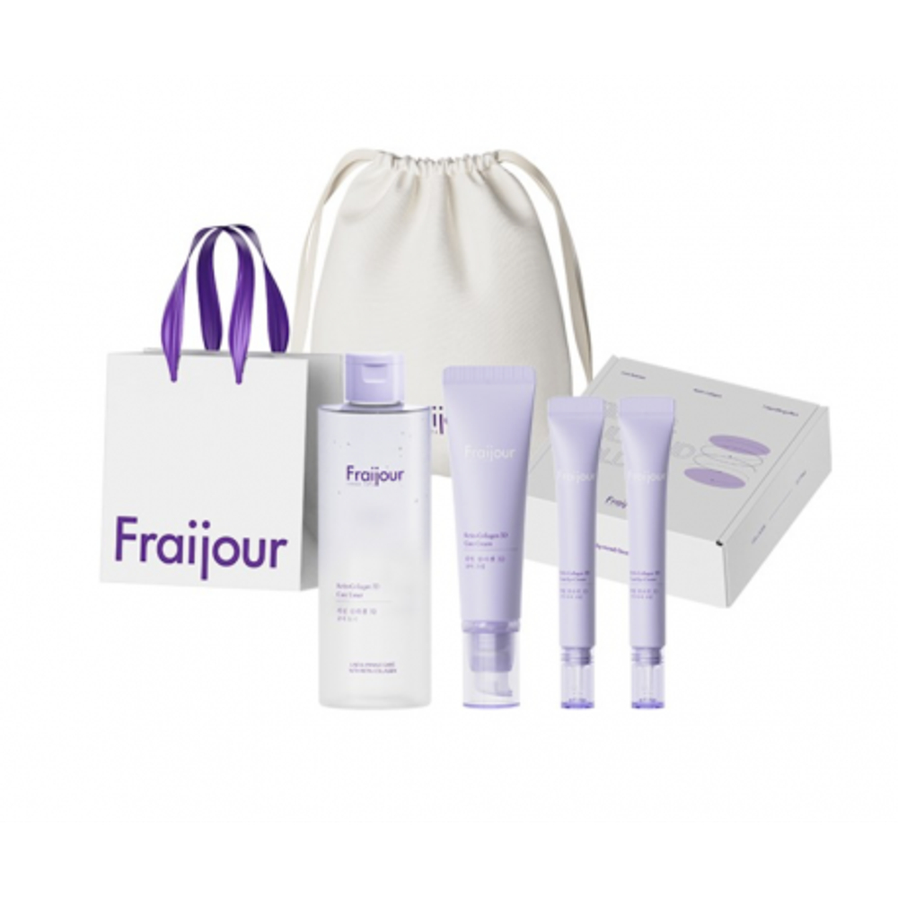 Fraijour Retin Collagen 3D Core Gift Set бьюти-набор для ухода за кожей лица с коллагеном и ретинолом