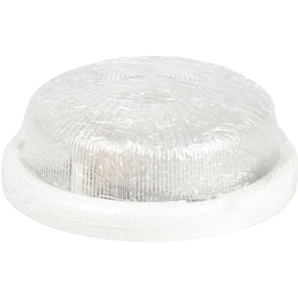 Светильник ЭРА НБО 05-100-001 с ободком Рондо пластик/стекло IP44 E27 max 100Вт круглый белый