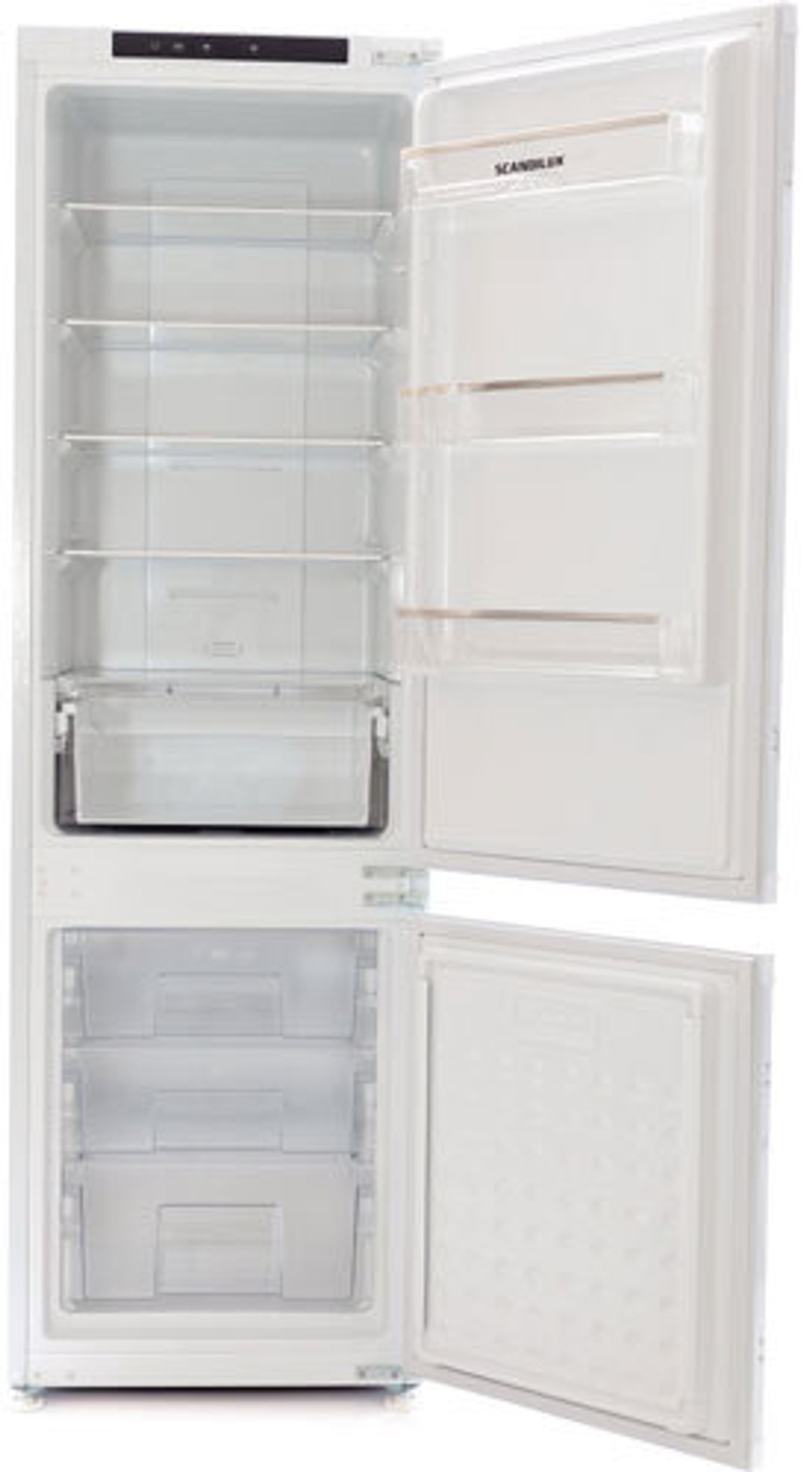 Встраиваемый двухкамерный холодильник Scandilux RBI238T