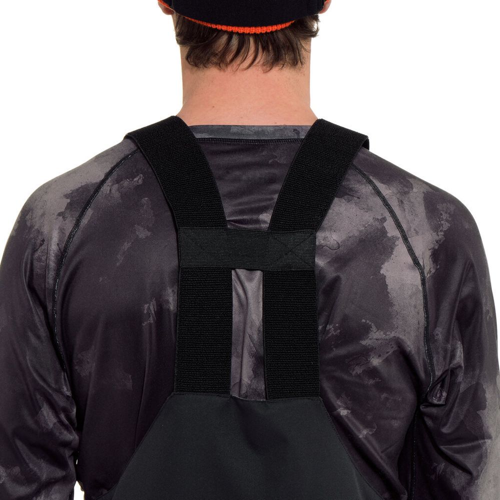 Полукомбинезон мужской сноубордический Horsefeathers TRANSFER PANTS (black)