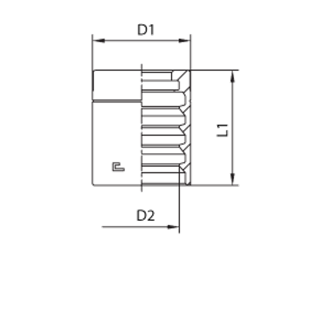 Муфта DN 12 1SN/2SC NEW