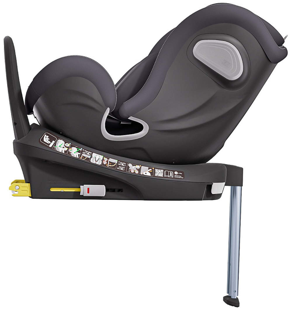 Автокресло Avova Swan Fix i-Size 0-1-2 (40-125 см, 0-25 кг) Koala Grey, темно-серый