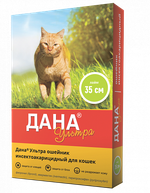 Apicena Дана Ультра ошейник инсектоакарицидный для кошек