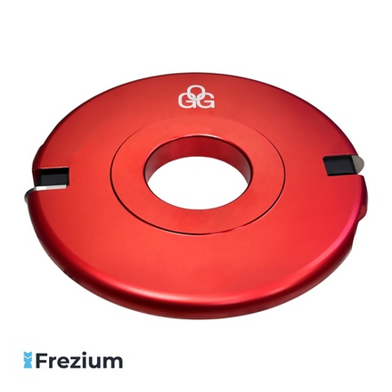 Галтельная насадная фреза алюминиевая со сменными ножами "O.G.Germany" 140x40x20 R10 Z2; SO927463