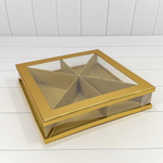 Коробка сборная 35х35х7 см (Золотой)