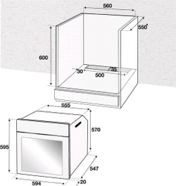 Электрический духовой шкаф Beko BBIS143N0W