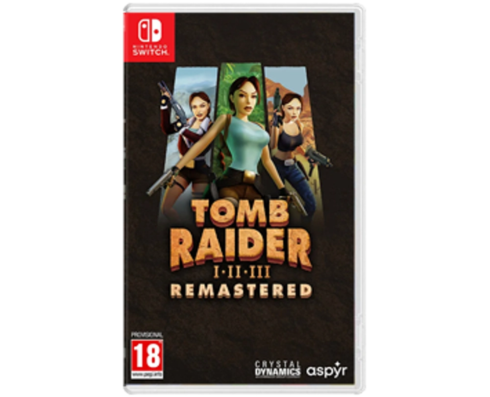 Tomb Raider I-II-III (1,2,3) Remastered (NS) NEW