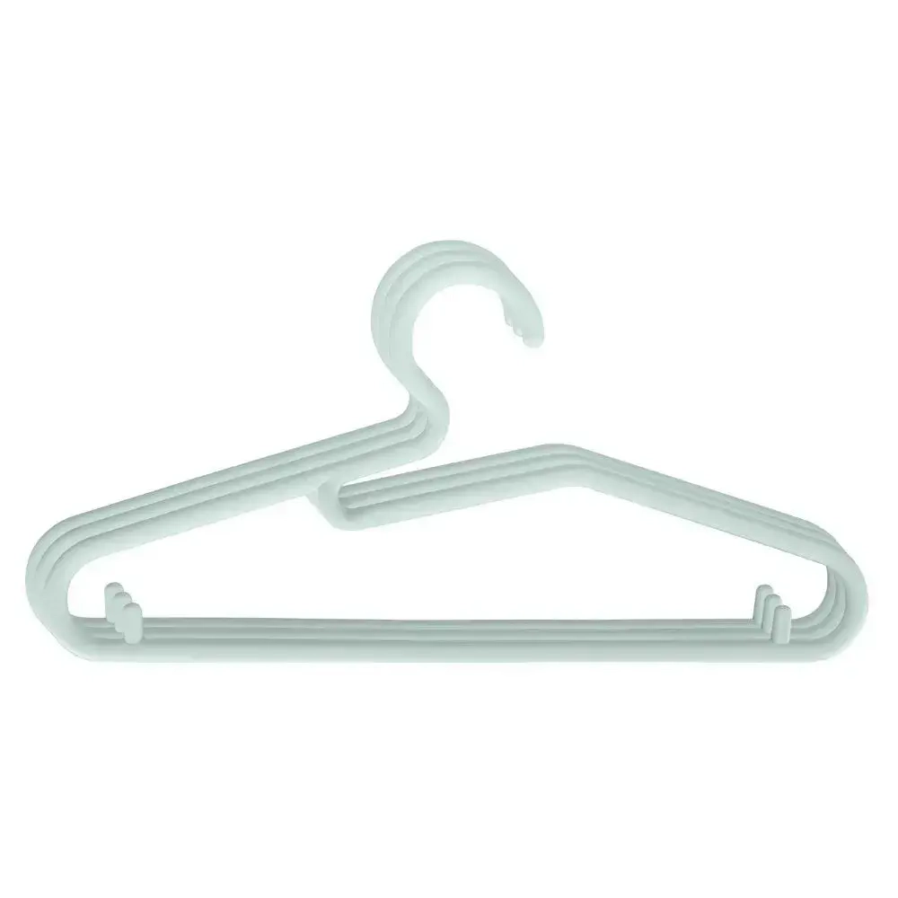 Комплект вешалок для детской одежды, 3 шт, размер 34 см, зеленый