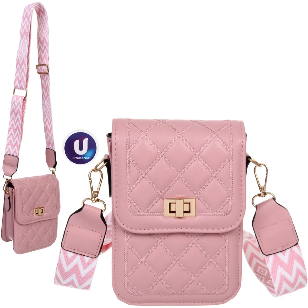 Сумка женская через плечо «Шанти», цвет пудровый, 19*6,5*13*3,5см (лейбл Ultramarine)