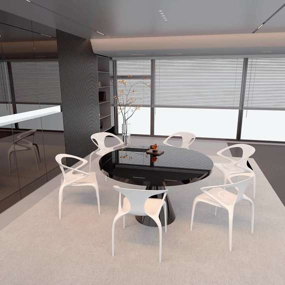 Стул Ava прозрачный янтарный