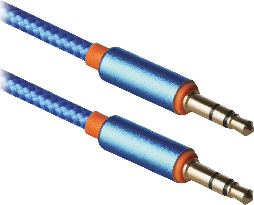 Кабель AUX DENMEN DX05 2м Blue
