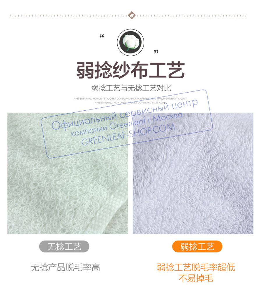 Полотенце махровое клетчатое 30x76, KARDLI, Greenleaf