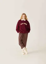 Толстовка Called a Garment College вишневая