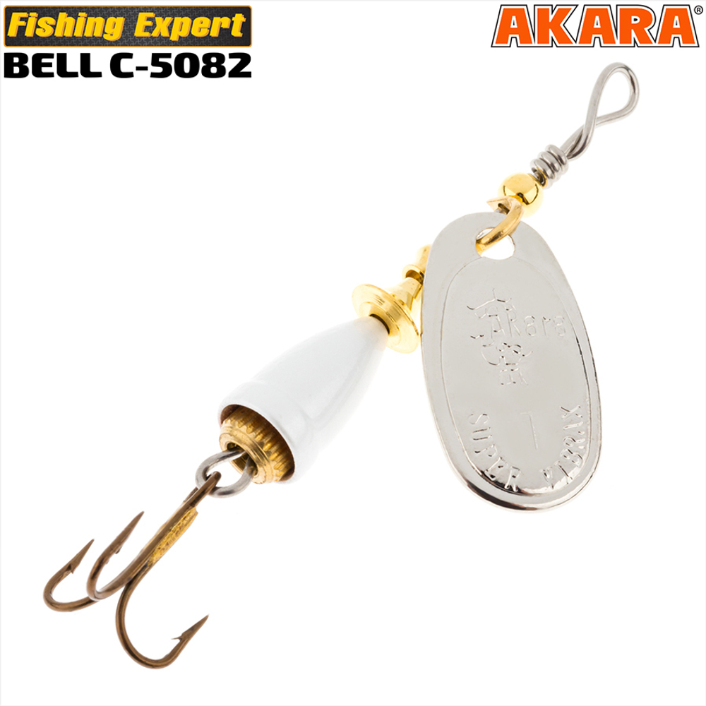Блесна вращающаяся Akara C-5082 6 гр. 001/Sil