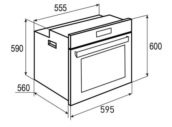 Электрический духовой шкаф Zigmund & Shtain EN 232.722 V