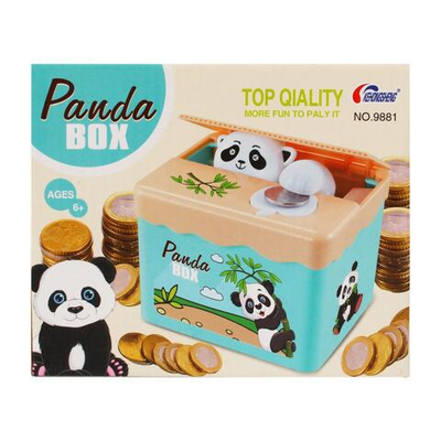 Игрушка-копилка детская "Сундучок пандочка" 4625699