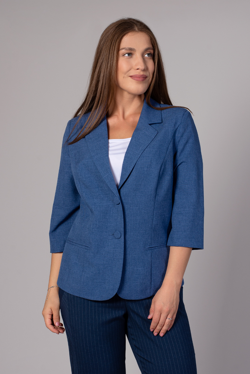 Жакет женский 3736зп, ниагара #38Н043736зп