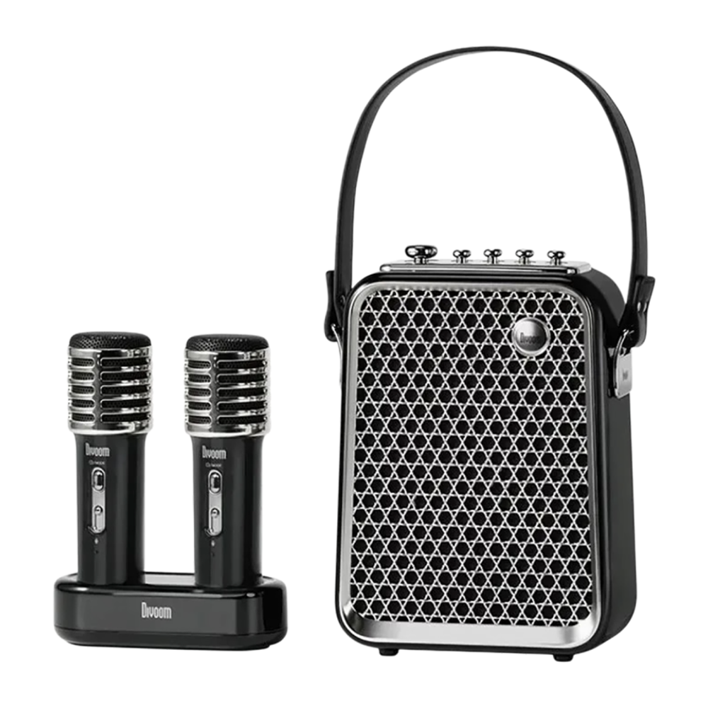 Портативная колонка с двумя микрофонами и караоке Divoom SongBird-HQ 2