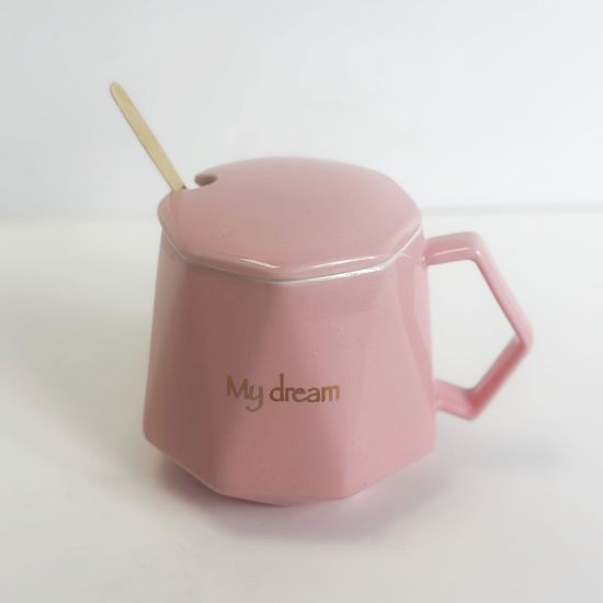 Чаная пара розовый  брилиант