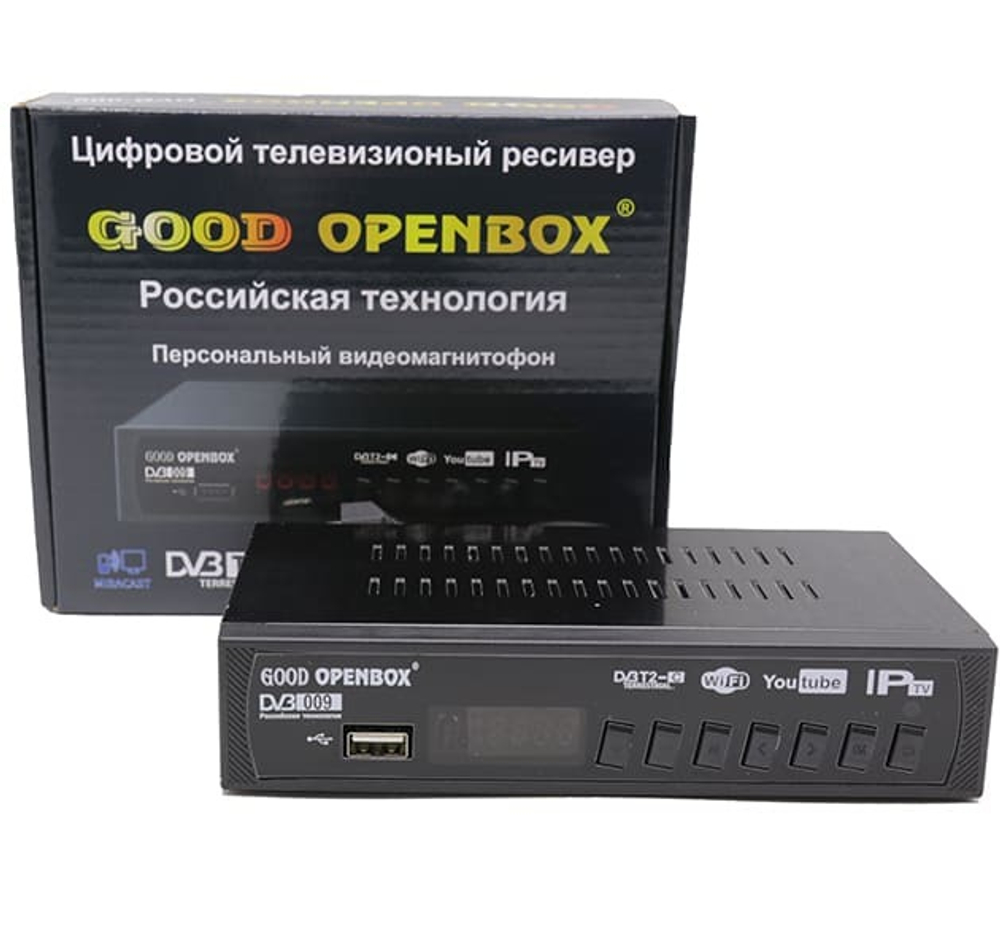 Цифровая ТВ приставка DVB-T-2 GOOD OPENBOX T8000  (Wi-Fi) + HD плеер