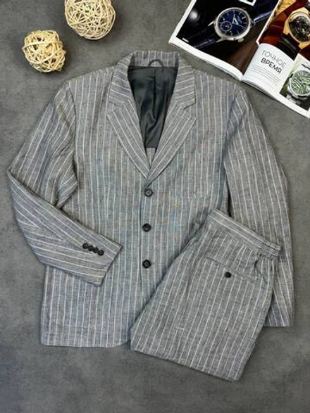 Льняной костюм Brunello Cucinelli