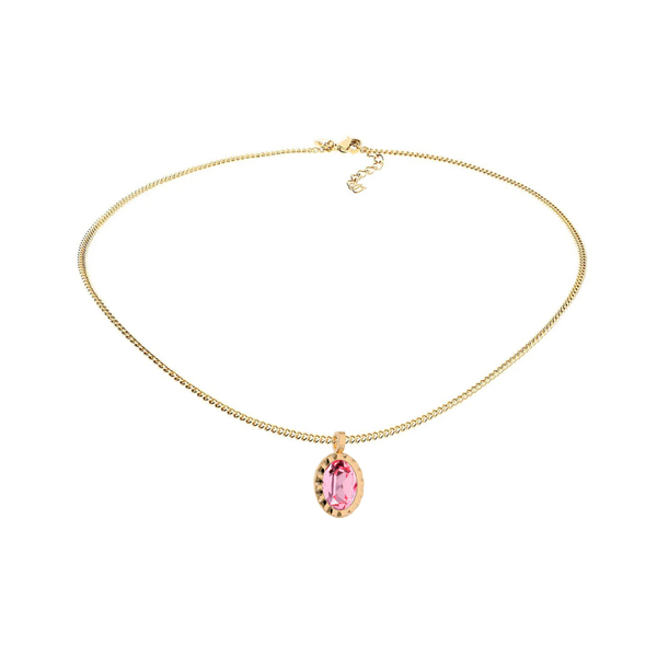 Колье Qudo TIVOLA UNICA big (G/P) Light rose 3 cm 420531