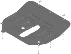 Защита двигателя и кпп для DFSK ix5 (2023-) Motodor.78609