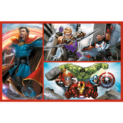 Puzzles - "2x70" - Become a hero / Disney Marvel The Avengers