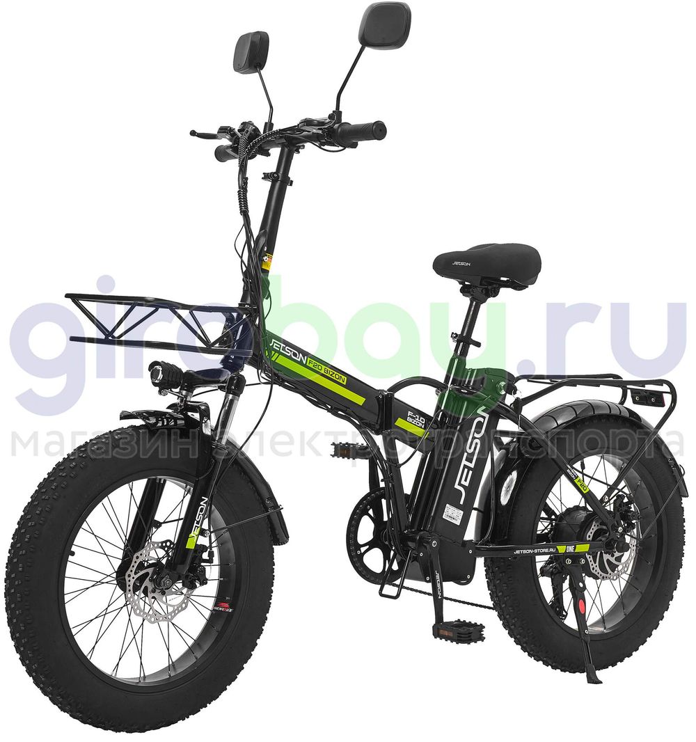 Электровелосипед Jetson F20 BIZON MAX (48V/25Ah) - Чёрный фото №1
