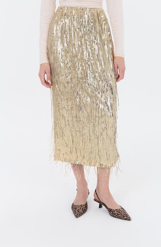 Юбка из пайеток, золотой