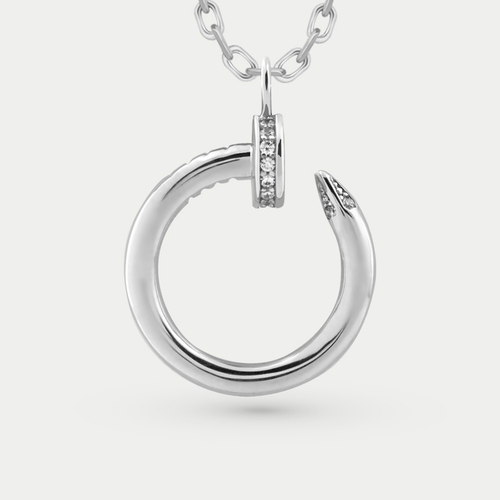 Подвеска золотая с фианитами