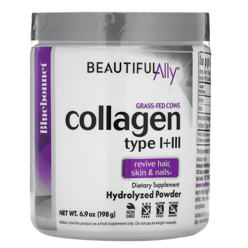 Bluebonnet Nutrition, Beautiful Ally, коллаген типа I и III, 198 г (6,9 унции)