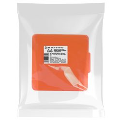 Распаячная коробка ЭРА KOR-100-100-50-8g-OR-FR огнестойкая 100х100х50мм оранжевая с гермовводами 8 вх. IP54