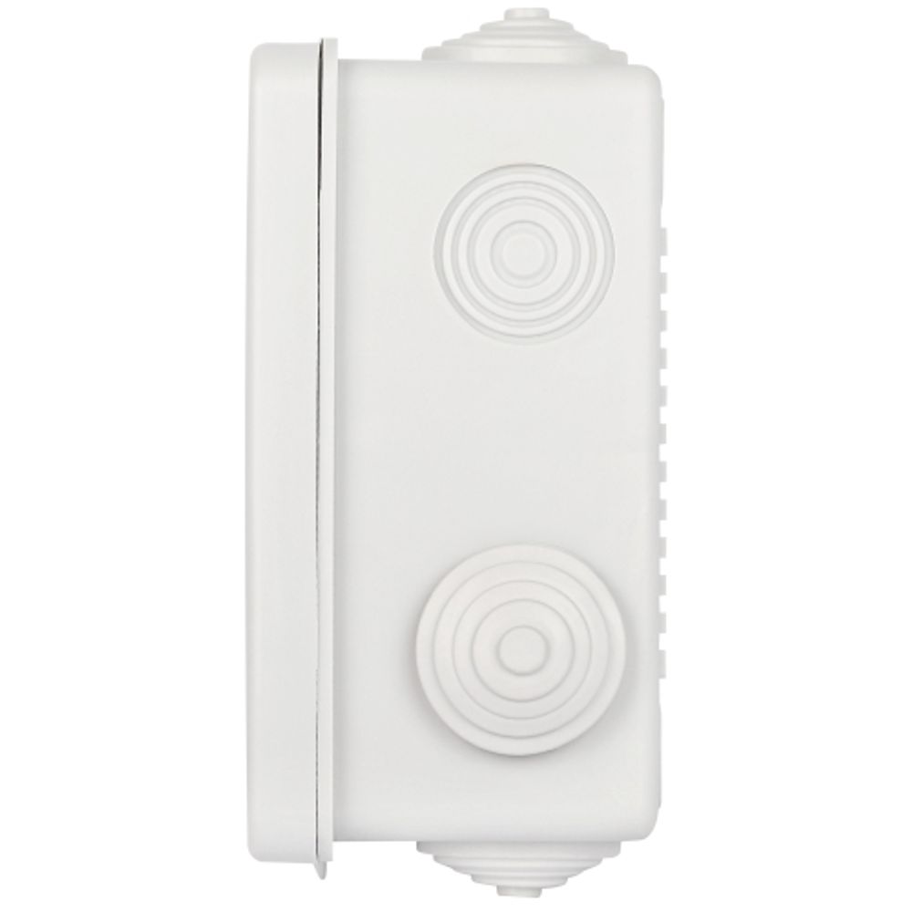 Распаячная коробка ЭРА KOR-100-100-50-8g открытой установки серая 100х100х50мм с гермовводами 8 вх. IP54