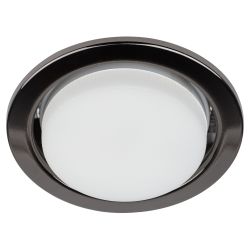 Светильник встраиваемый ЭРА KL35 BK /1 (к) под лампу GX53 черный термокольцо в комплекте