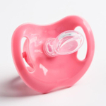 4591110 Соска-пустышка ортодонтическая,силикон,6+, с колпачком в контейнере, цвет МИКС