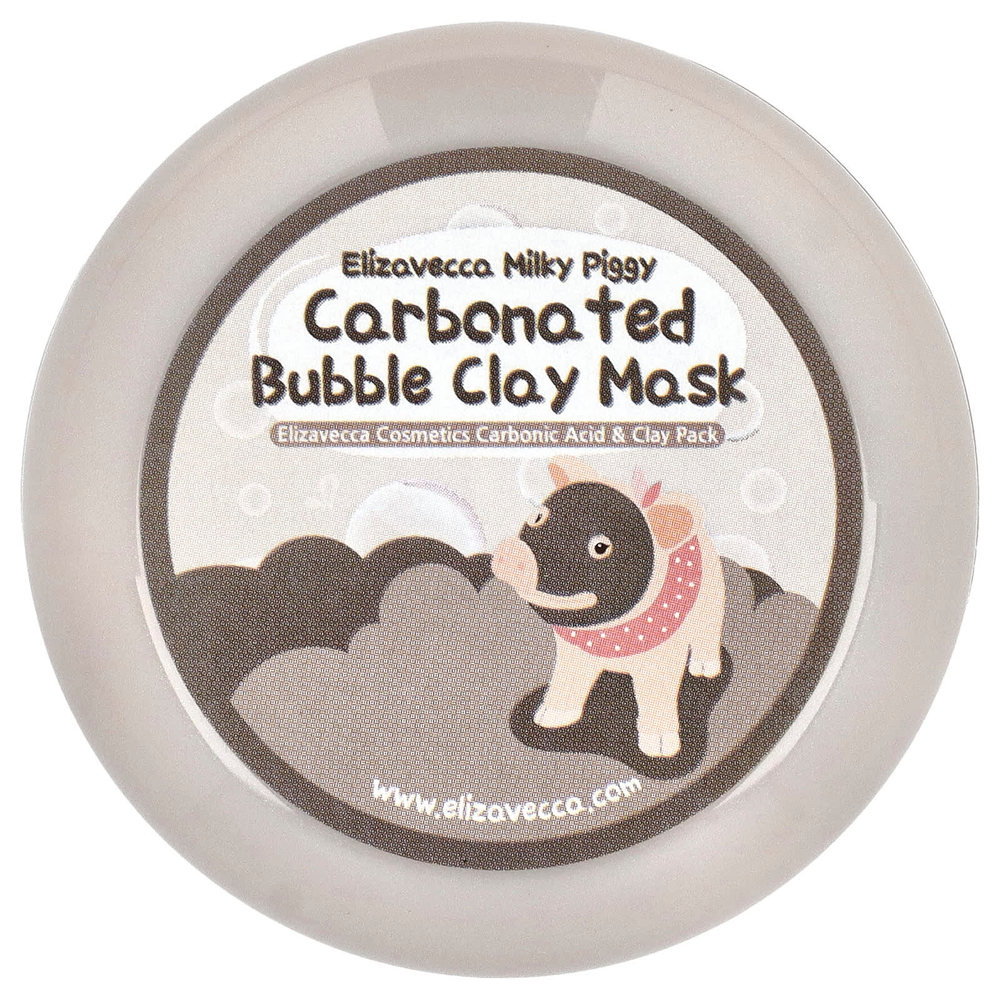 Elizavecca, Milky Piggy, косметическая маска глиняно-пузырьковая, 100 г (3,53 унции)
