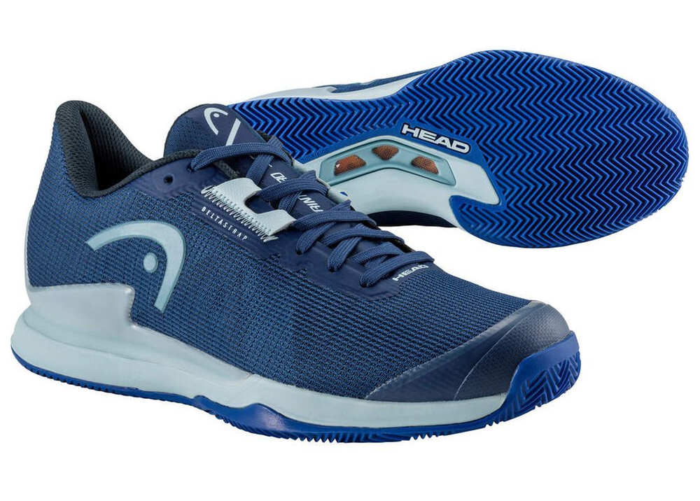 Женские Кроссовки теннисные Head Sprint Pro 3.5 Clay - dark blue/light blue