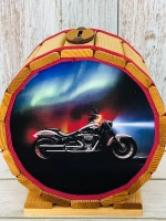 Копилка-бочка "Мотоцикл"