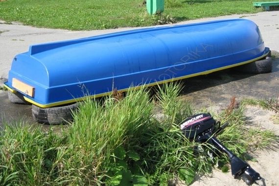 Стеклопластиковая лодка Тортилла-5 с Рундуками