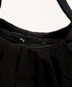 OYSHO Сумка-шоппер с боковыми карманами, черный