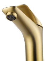 Смеситель для раковины WONZON & WOGHAND Elbe, Брашированное золото (WW-A41222-BG)