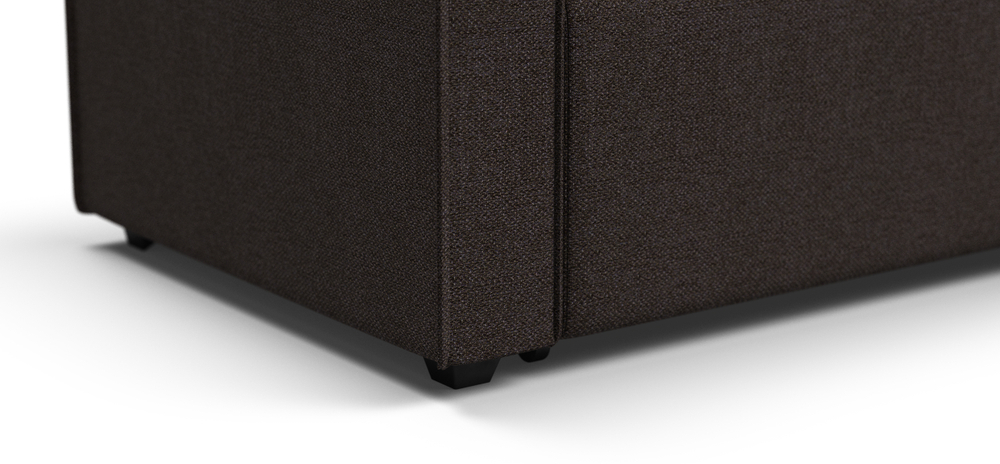 Угловой диван Норд лайт рогожка Malmo шоколад