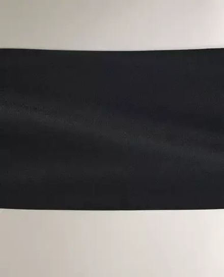 ZARA HOME ПЛЯЖНЫЙ ТОП-БИКИНИ-БАНДО, ЧЁРНЫЙ